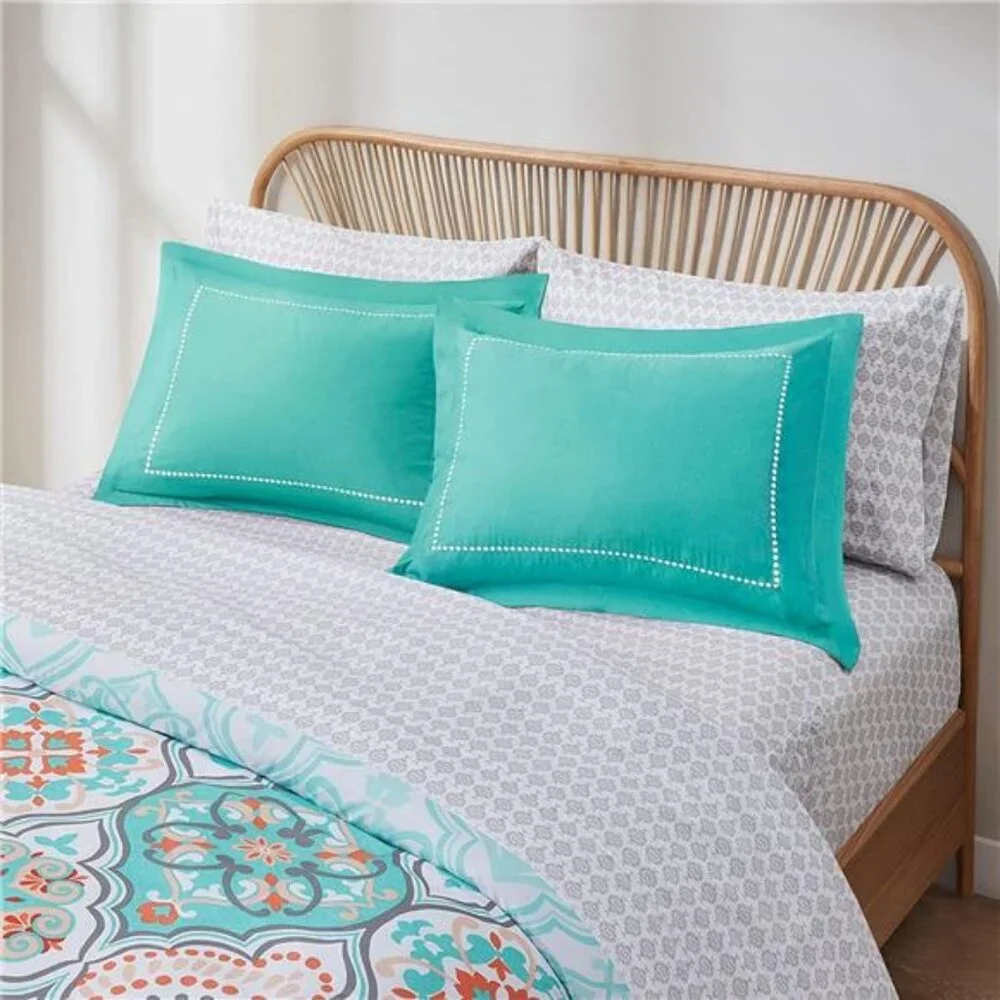 Degrees of Comfort Boho Bed in a Bag Queen Size, Lattice 8 Piece Complete
